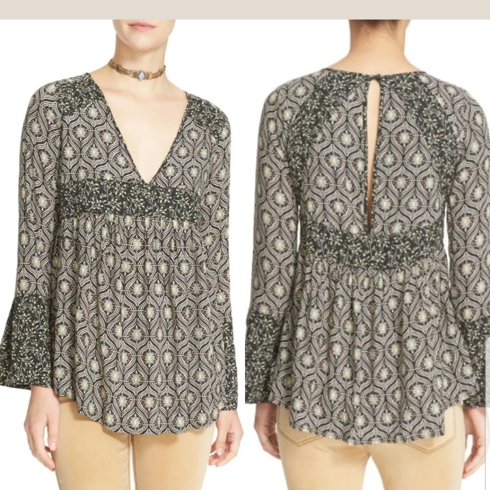 FREE PEOPLE Rolling Hills Tunic Size M - Picture 1 of 7
